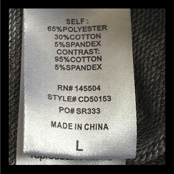 Trendy Gray Mini Dress with Chunky Chain Accent, Size L. - Picture 5 of 7